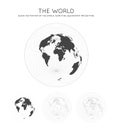 Map of The World. Royalty Free Stock Photo