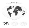 Map of The World. Royalty Free Stock Photo
