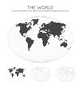 Map of The World. Royalty Free Stock Photo