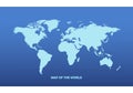 Map of the world vector illustration