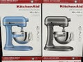 KitchenAid brand bowl-lift stand mixers for sale at a Sams Club Royalty Free Stock Photo