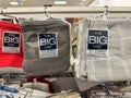 Display of The Big One colorful dish cloths kitchen towels on sale at a Kohls department