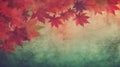 maple leaf red autumn sunset tree blurred background Royalty Free Stock Photo