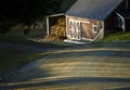 Maple Sugar House at Sunset