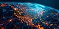 Mapping the Americas: Illustrating the Global Network and Information Exchange Concept. Concept