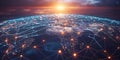 Mapping Global Data Sharing through AI Technology. Concept Technology Trends, Data Sharing,