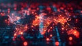 Mapping Global Network Connections through Big Data Analytics. Concept Big Data Analytics, Global