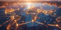 Mapping the intricate web of global trade connections. Concept Global Trade, Supply Chains,
