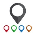 Mapping pins icon