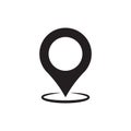 Maps pin. Location map icon. Royalty Free Stock Photo