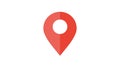 Maps pin. Location map icon