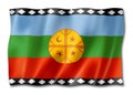 Mapuche ethnic flag, South America