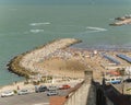 Mar del Plata Beach Aerial View