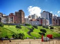 Mar del Plata city, Argentine coast Royalty Free Stock Photo