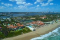 Aerial image of Mar A Lago Resort and playground of the wealthy