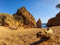 Mar Menuda beach in Tossa de Mar, Catalonia, Spain Royalty Free Stock Photo