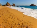 Mar Menuda beach in Tossa de Mar, Catalonia, Spain Royalty Free Stock Photo