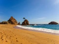 Mar Menuda beach in Tossa de Mar, Catalonia, Spain Royalty Free Stock Photo