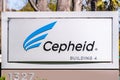 Mar 30, 2020 Sunnyvale / CA / USA - Close up of Cepheid logo at their headquarters in Silicon Valley; Cepheid Inc is an American