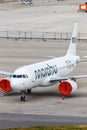 Marabu Airlines Airbus A320neo airplane at Munich Airport in Germany