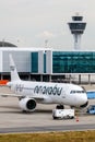 Marabu Airlines Airbus A320neo airplane at Munich Airport in Germany