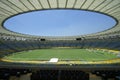 Maracana Football Stadium Seating and Pitch Royalty Free Stock Photo