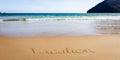 Maracas Bay Trinidad and Tobago Bay Beach Vacation word sand sea Caribbean Destination