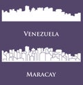 Maracay, Venezuela city silhouette