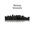 Maracay, Venezuela city silhouette