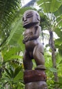 Marae Arahurahu at Tahiti. Royalty Free Stock Photo