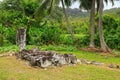 The ancient Arai-Te-Tonga marae, Rarotonga, Cook Islands