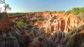 Marafa Depression Hell`s Kitchen canyon with red cliffs