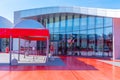 Maranello, Italy, September 23, 2021: Entrance to the museo Ferr