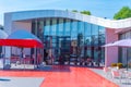 Maranello, Italy, September 23, 2021: Entrance to the museo Ferr
