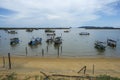 Fishing boats in Marang, Malaysia