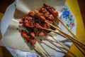 Maranggi satay or beef satay, typical food from Purwakarta