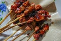 Maranggi satay or beef satay, typical food from Purwakarta