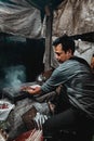 Maranggi satay seller in Bogor city