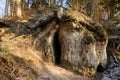 Maras chamber sand caves in Latvia Royalty Free Stock Photo