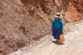 Maras Indigenous Woman, Cusco, Peru Royalty Free Stock Photo