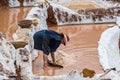 Maras salt mines peruvian Andes Cuzco Peru