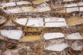 Maras Salt Mines, Salinas near Tarabamba in Peru Royalty Free Stock Photo