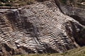 Maras Salt Pans on a mountainside above Urubamba - Peru