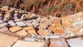 Maras Salt Terraces Panorama, Cusco, Peru