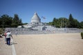 Marasesti Mausoleum - tourists Royalty Free Stock Photo