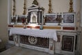 Maratea - Altare in marmo policromo nella Chiesa dell\'Annunziata Royalty Free Stock Photo