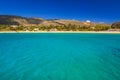 Marathi bay with beautiful beach on Crete