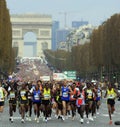 Marathon de Paris-Start Royalty Free Stock Photo