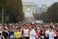 Marathon de Paris-Start Royalty Free Stock Photo