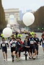 Marathon de Paris-Start Royalty Free Stock Photo